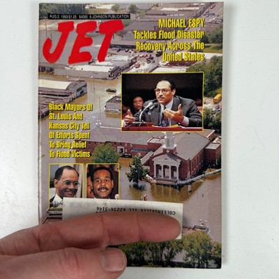 Jet Magazin Aug 1993 Vol 84 Nr 14 Michael Espy Flood Johnson Veröffentlichung