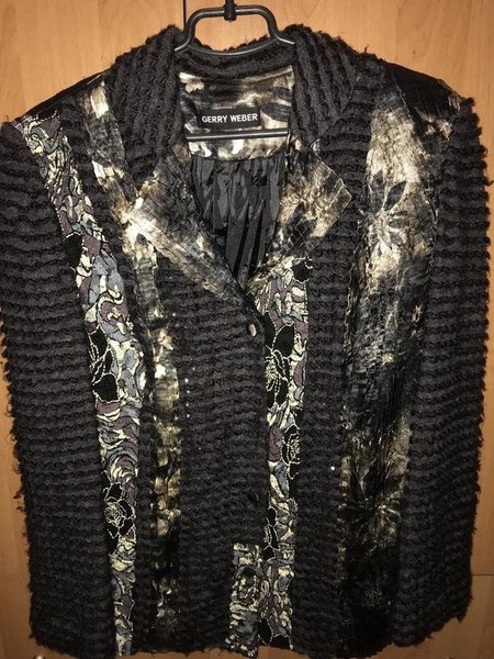 Women Gerry Weber Blazer Black 40 / L / 48 #81U9