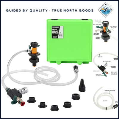 #ad Pressure Tester Kit for Coolant System with Multiple Adapters and Leak Detection $189.89