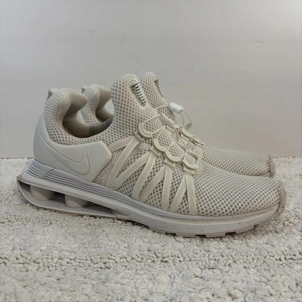 Nike Shox Gravity Men\'s Size 14 White AR1999 100 Nike Shox Gravity Triple White for Sale | Authenticity  main image 3