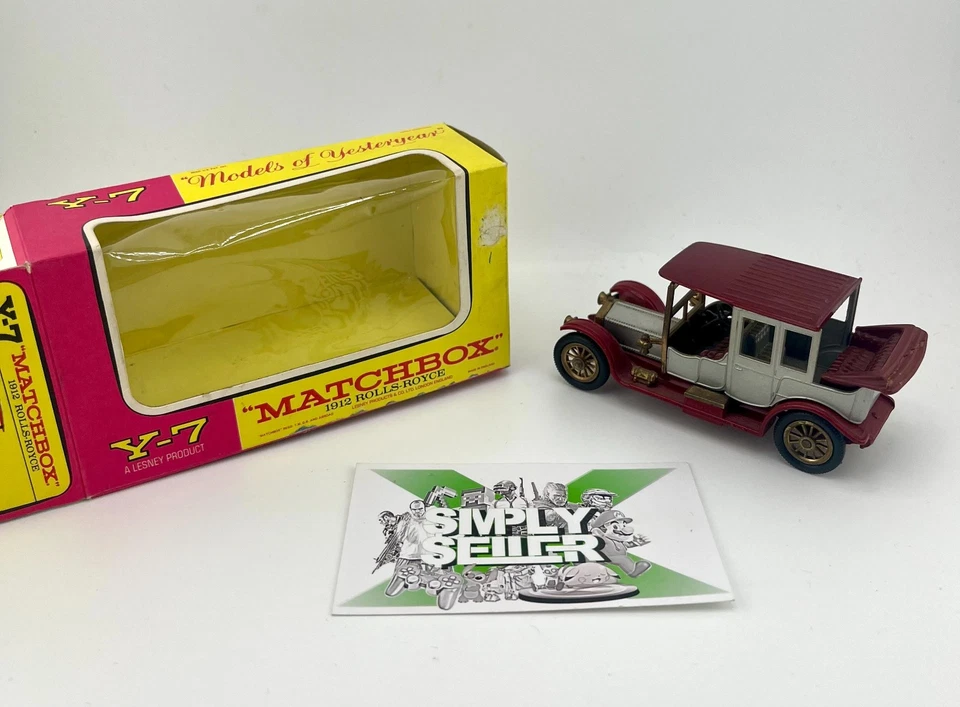 ⚡ Matchbox Y7 Models of Yesteryear - 1912 Rolls-Royce in OVP Vintage ⚡ - Bild 2 von 4