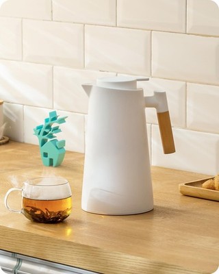 Baffect 1 Liter Thermo Kaffee Karaffe Krüge Vakuumisoliert Kaffee UVP 20£