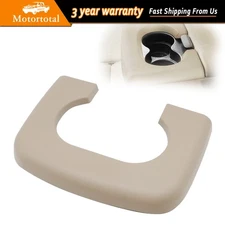 Center Console Cup Holder Armrest Pad Replacement Beige 1997-2003 For Ford F150