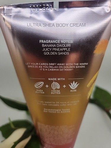 Bath & Body Works Belize Fragrance Body Cream 8 Oz SLIGHTLY USED - Picture 4 of 5