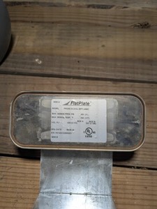 FlatPlate 3x8_14 heat exchange with mounting bracket