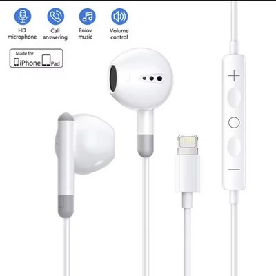 Kopfhörer für iPhone iPad Headset In-Ear Mikrofon XR X 11 12 13 14 Pro Max NEU