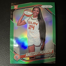 Panini Prizm WNBA Aneesah Morrow 2025 Green Prizm RC #146 Connecticut Sun