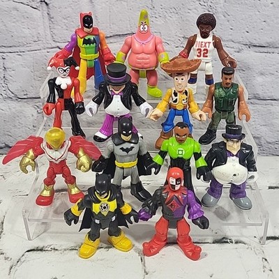 Fisher Price Imaginext Action Figures Assorted Lot Of 13 Batman Woody Patrick