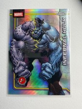 2026 Topps Chrome Marvel Comics #54 Infernal Hulk Refractor