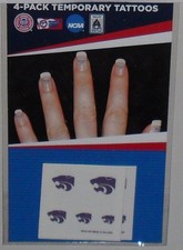 NCAA KANSAS STATE WILDCATS TEMPORARY FINGERNAIL TATTOOS 4 SHEETS FREE SHIPPING