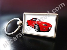 MAZDA MX5 METAL KEY RING. CHOOSE YOUR CAR COLOUR.