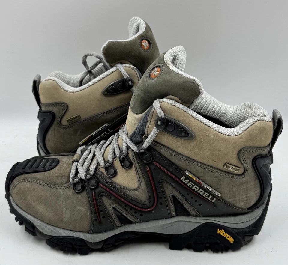 Tênis Merrell Reactor Feminino Couro 8.5 Botas de Caminhada Impermeáveis 80308 - Imagem 2 de 4
