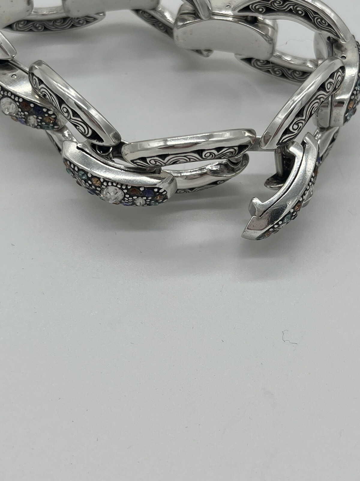 Brighton, Silver Toned, Multi Colored Crystals, J… - image 16