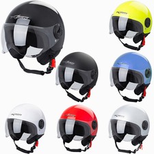 Casco Jet Demi Urban Moto Omologato ECE 22-06 Avio Scooter SonicMoto