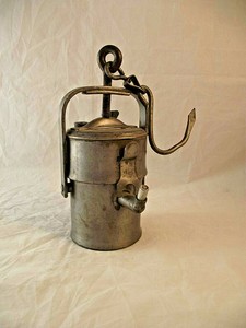 Karbid Hand Lampe Bergbau Wohl Polen 1 Halfte Bis Mitte 20 Jh Ebay