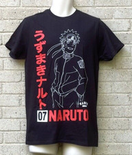 Naruto Black T Shirt Anime Mens' Medium New Manga