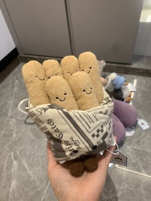 ジェリーキャット ぬいぐるみ Cosy Chips 新品未使用 Jellycat COSY CHIPS Soft Plush Toy NWT UK Selfridges