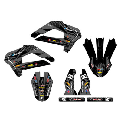21-23 SRX CX 50 MAYHEM Schwarzes Senge Grafikset Kompatibel Mit Cobra
