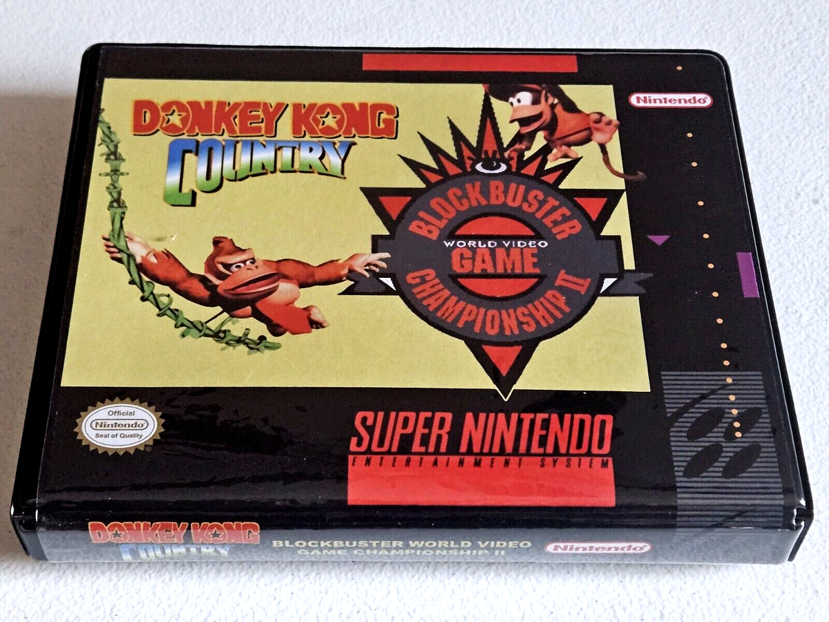 Jeu Donkey Kong Country Pour Super Famicom - Version Japonaise - En Bon état Avec Boîtier