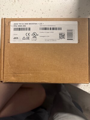 Axis T8133 30W Midspan Power Over Ethernet Injector 5900-294