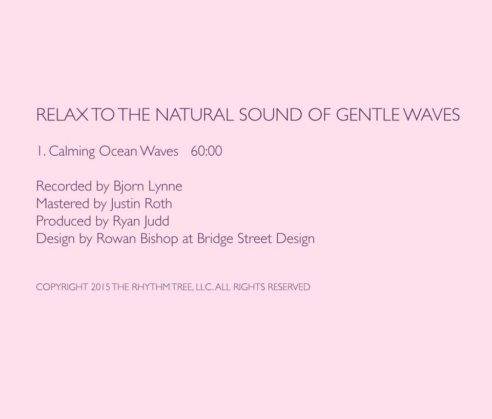 Calming Ocean Waves - Nature Sounds CD for Relaxation, Meditation & Sleep - NEW Foto 4 de 4