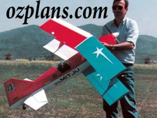 Ultimate 3D Aerobatic Biplane 62" WS PRINTED RC MODEL AIRPLANE PLANS TEMPLATES