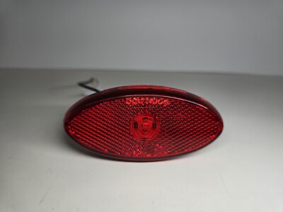 Optronics Oval LED Marker Light Red RV Single Diode Clearance 