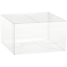 50 scatole bomboniere trasparenti pvc 10x10x5 cm  FCA-PVC56-50