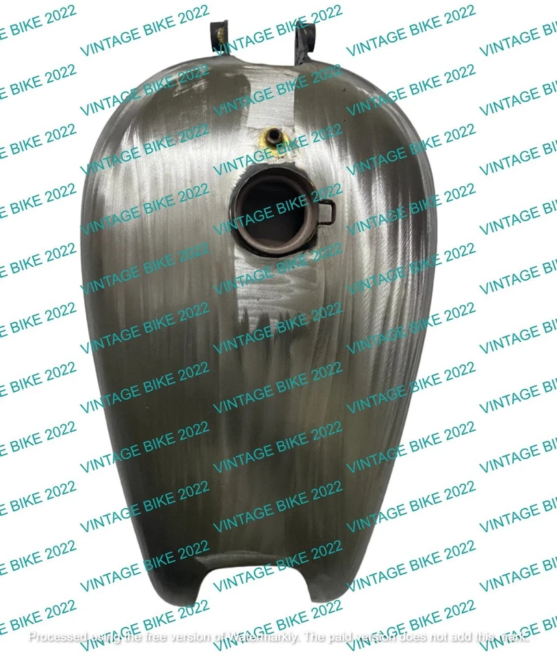 TANQUE DE GASOLINA BSA ZB32 GOLD STAR ACERO CRUDO 1950/APTO PARA Foto 2 de 4