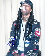 TY DOLLA SIGN SIGNED 8X10 PHOTO AUTHENTIC AUTOGRAPH RAP STAR COA B