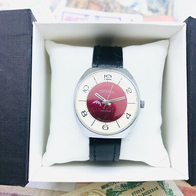   Seltene Uhr Raketa Cornavin   Rocket Sojus Armbanduhr 2609 UdSSR Sowjetis...