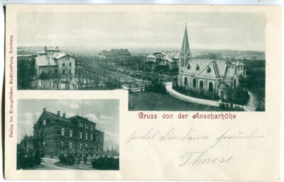 AK Hamburg-Eppendorf,Anscharhöhe um 1900