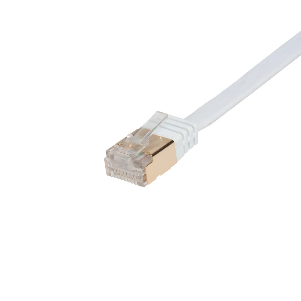 CAT7 Flat U/FTP Ethernet Patch Cable 10Gbps LAN Network Cord Multipack LOT - Image 2 of 4