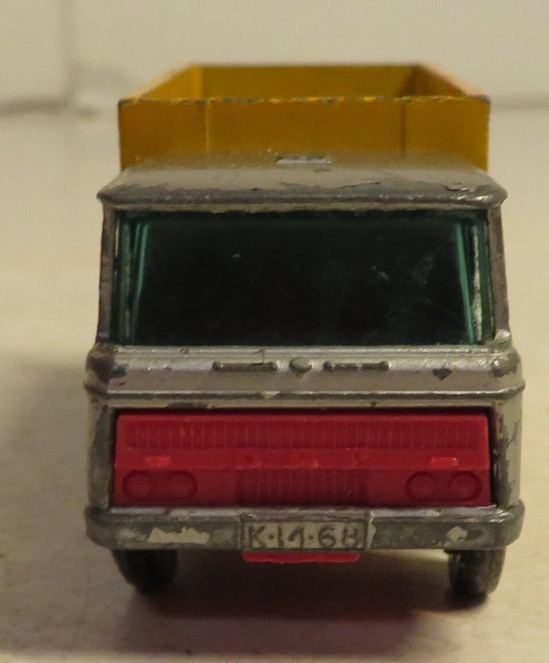 Camión contenedor volquete Matchbox Superfast 47 DAF Diecast juguete Lesney vintage Foto 3 de 4