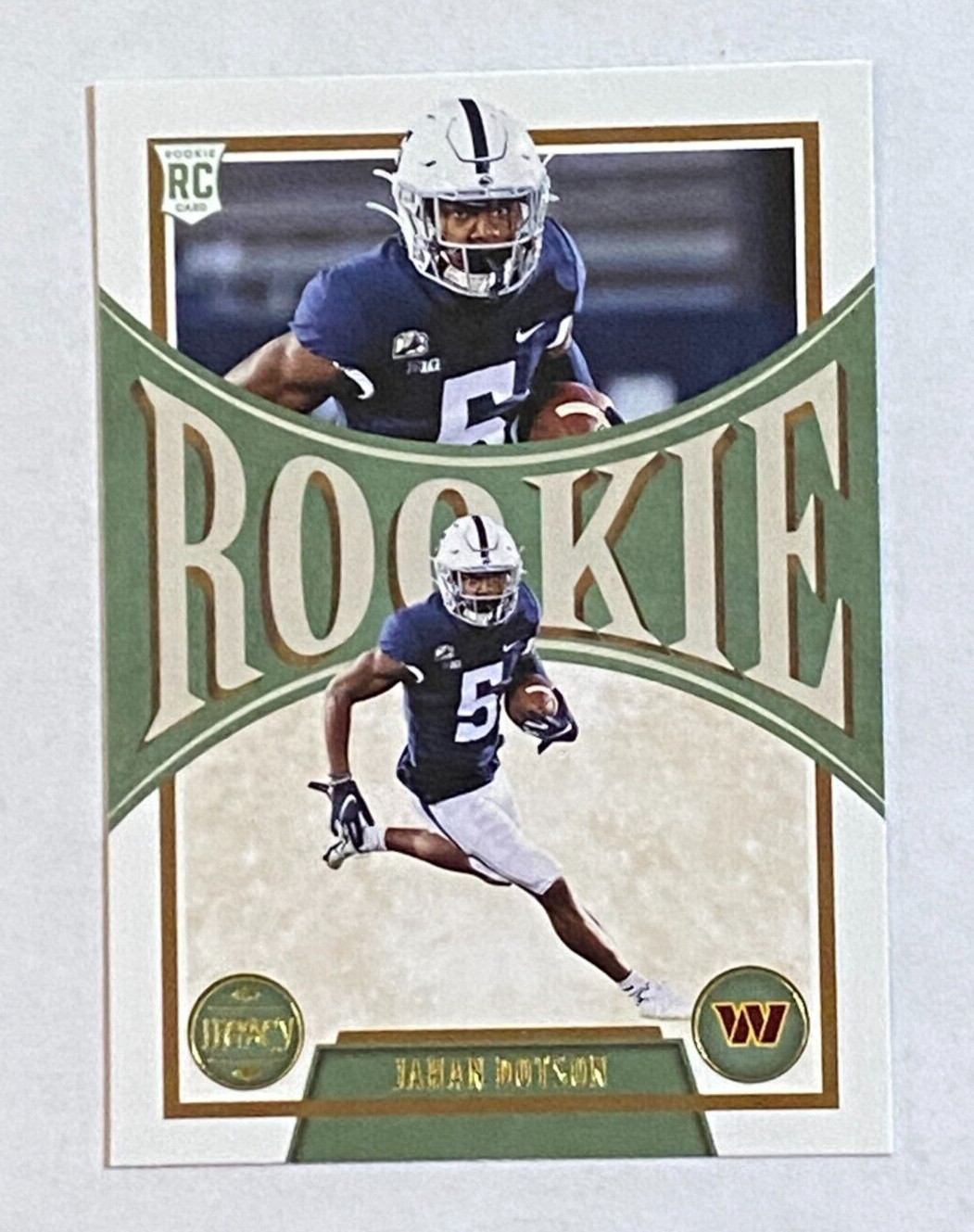 2022 Panini Legacy Rookie Card #153 Jahan Dotson Washington Commanders