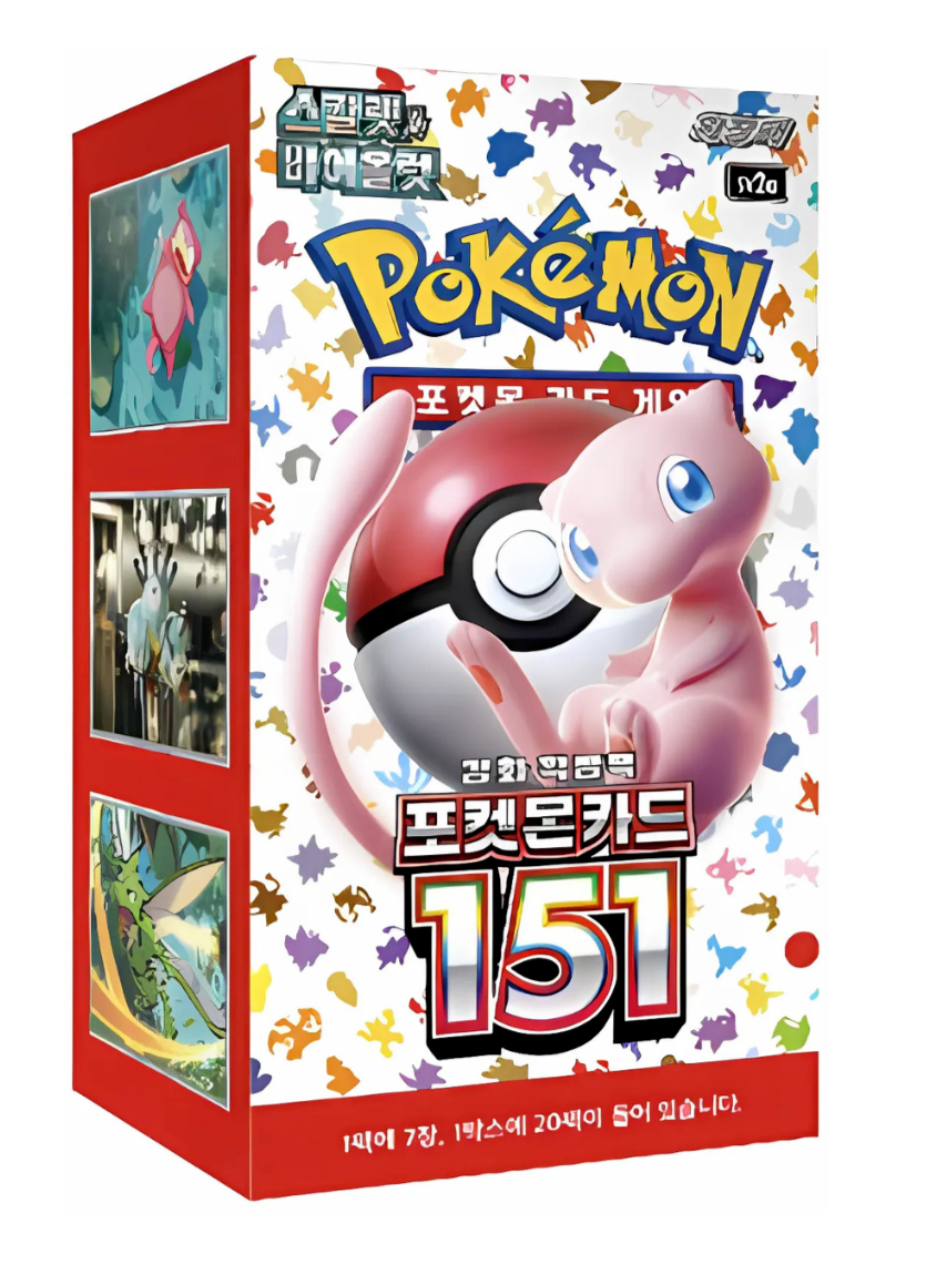 Pokemon Card Scarlet & Violet 151 sv2a Booster Box - Korean Ver - preorder 14.03