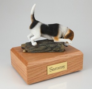 beagle cremation urn