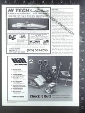 1987 ADVERTISEMENT for Hi-Tech HPM 20 206 Open Bow performance ski boat