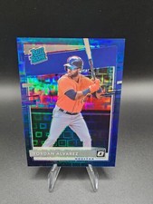 2020 Donruss Optic #45 Yordan Alvarez BLUE PANDORA PRIZM /99  Rated Rookie (RC)