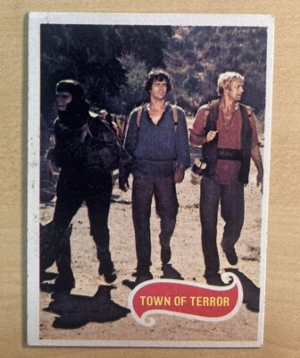 Planet Of The Apes 1967 Topps APJAC Card #7, NM, Town Of Terror