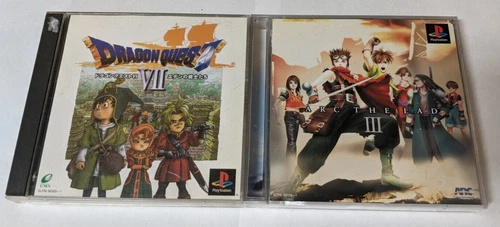 Sony PlayStation 1 Japanese Lot of 2 - Dragon Quest VII & Arc the Lad - CBcx28