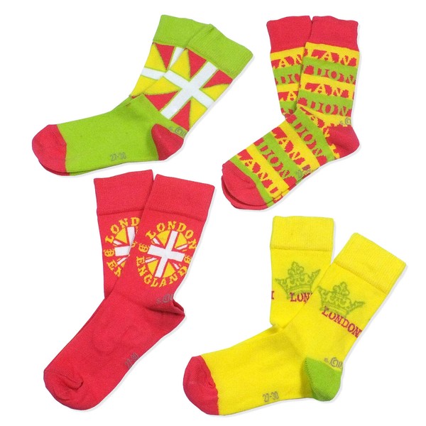 4 Paar S.Oliver Socken StrüMpfe Kinder MäDchen 4Er Pack Cotton Bunt Neu Gr.31-34-image