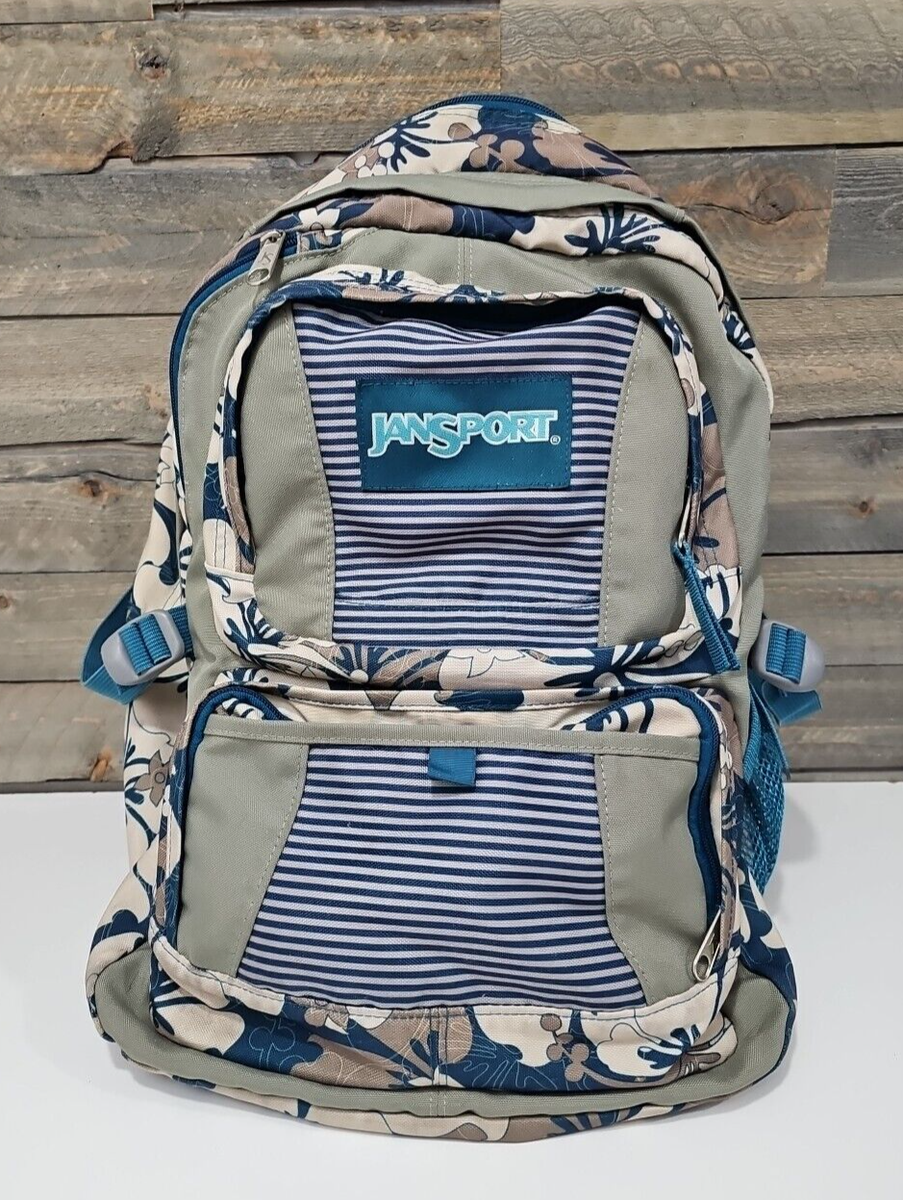 Jansport Backpack - Floral Pattern - Laptop - Student Backpack - T2640907 | eBay Jansport Backpack - Floral Pattern - Laptop - Student Backpack - T2640907 | eBay
