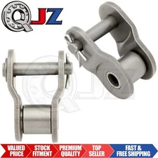 [Qty.2] 100-OL #100 Stainless Standard Chain Offset/Half Links [Pitch Dia:1.25"]