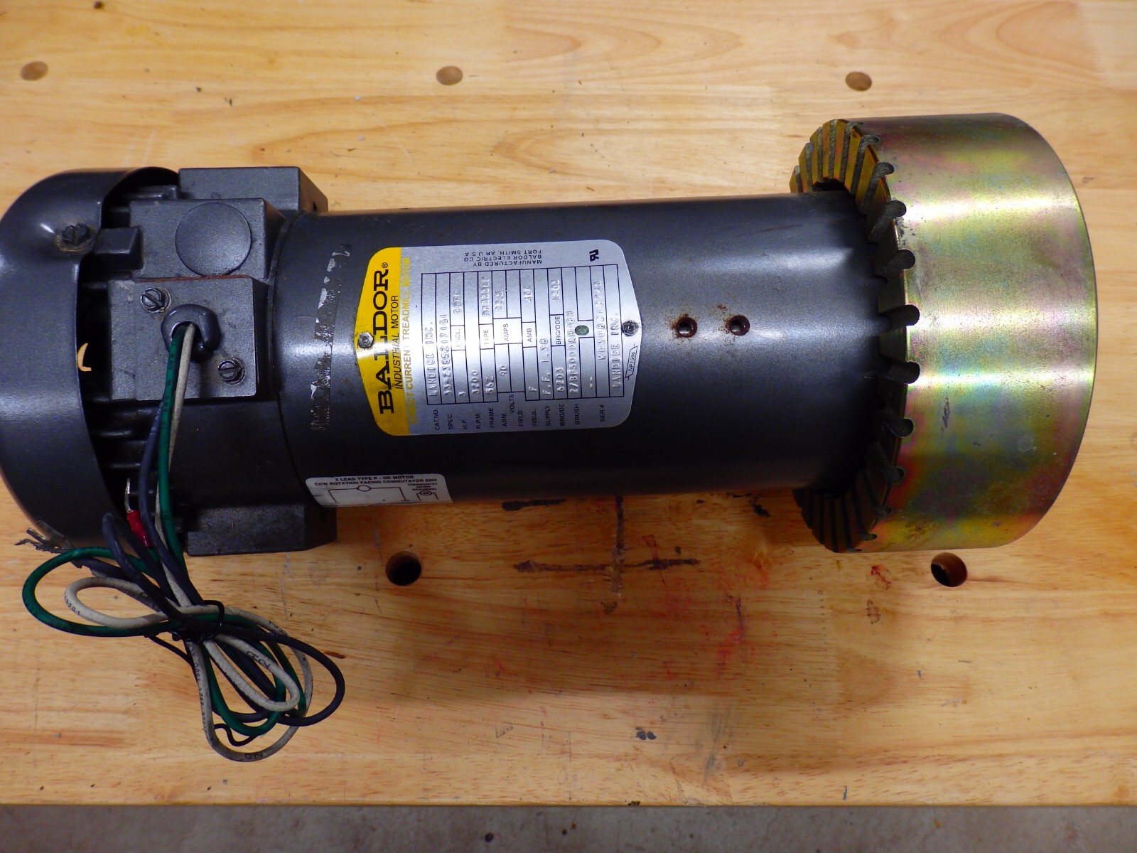 Landice L7 L8 8700 Baldor 3 HP DC Treadmill Drive Motor 3200 RPM USA eBay