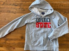 Ohio State Buckeyes Champion Sewn Full Zip Hoodie Sweatshirt Womens Size Medium
