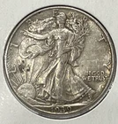 1939 Walking Liberty Silver Half Dollar BU Free Shipping With Five Items A1