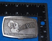 National Square Dance Convention 1979-Milwaukee Wisconsin 28th Belt Buckle