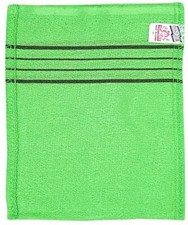 Korean Exfoliating Bath and Shower Towel Washcloth Mitt 3P 2 Pack 