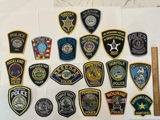 Police collectors Wholesale  patch set 20 pieces all different patches. All New